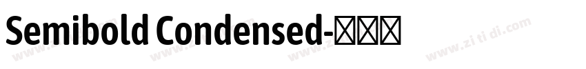 Semibold Condensed字体转换